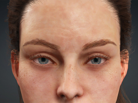 Young 3D Human FemaleModel Modèle 3D