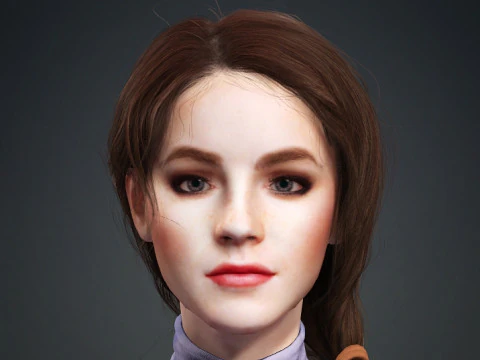 Young Girl Model 3D Model