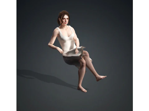 आश्चर्यजनक 3डी महिला मॉडल 3D मॉडल