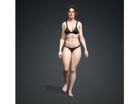 STUNNING 3D FEMALE MODEL Modèle 3D