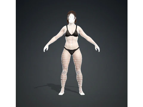 STUNNING 3D FEMALE MODEL 3D Model