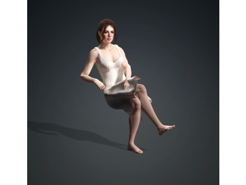 STUNNING 3D FEMALE MODEL Modèle 3D