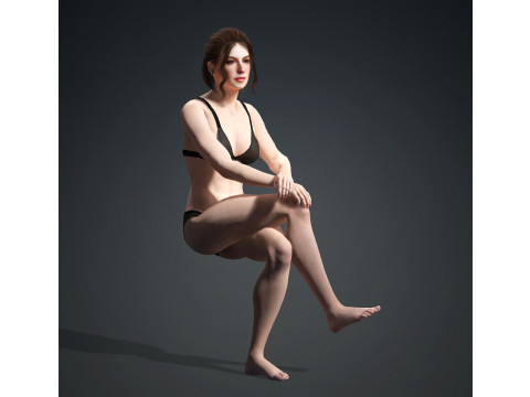 STUNNING 3D FEMALE MODEL Modèle 3D