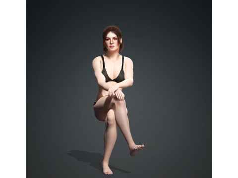 STUNNING 3D FEMALE MODEL Modèle 3D