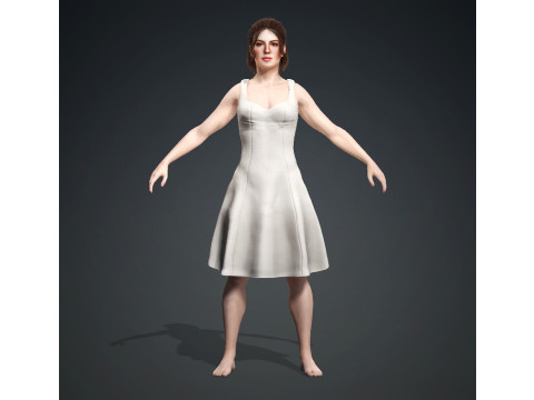 STUNNING 3D FEMALE MODEL Modèle 3D