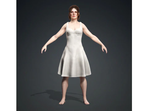STUNNING 3D FEMALE MODEL 3D Model