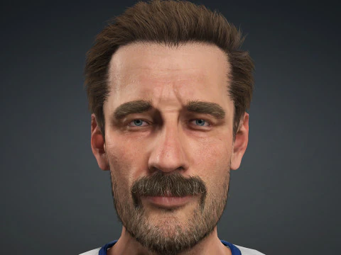 Realistic 3D Human Model with Casual Attire 3D Model