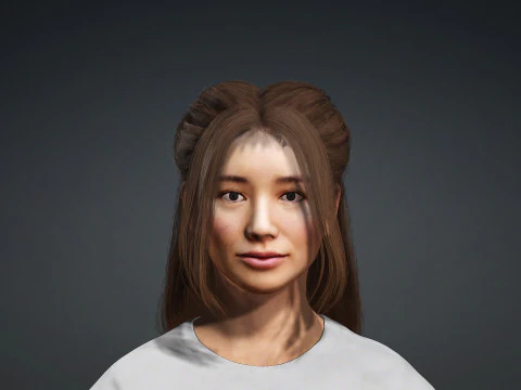 Realistic 3D Character Model for Digital Experiences 3D Model