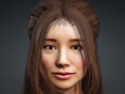 Realistic 3D Character Model for Digital Experiences 3Dモデル
