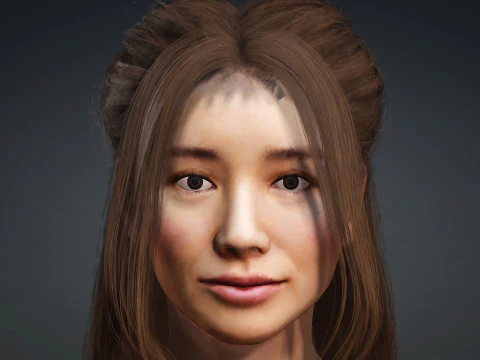 Realistic 3D Character Model for Digital Experiences 3D Model