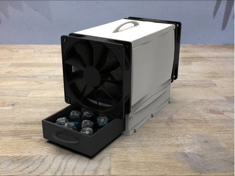 Homemade air conditioner suitable for 3D printing 3D Print Model