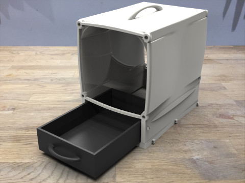 Homemade air conditioner suitable for 3D printing Model Cetak 3D
