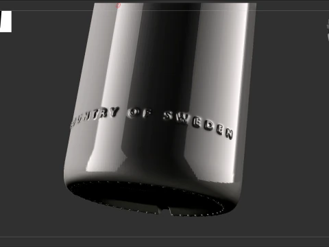 Absolute Vodka 70cl - Real Scale High Quality VR - AR - low-poly 3D Model
