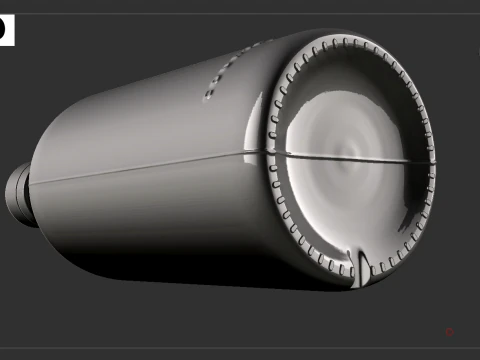 Absolute Vodka 70cl - Real Scale High Quality VR - AR - low-poly 3D Model