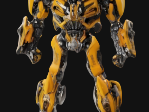 The Yellow Warrior Modelo 3D