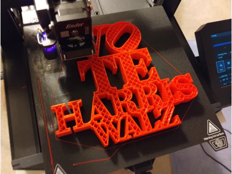 Vote Harris Walz 3D Print Model