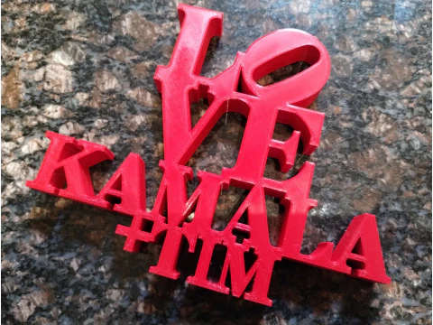 Amo Kamala Tim Modelo de Impressão 3D