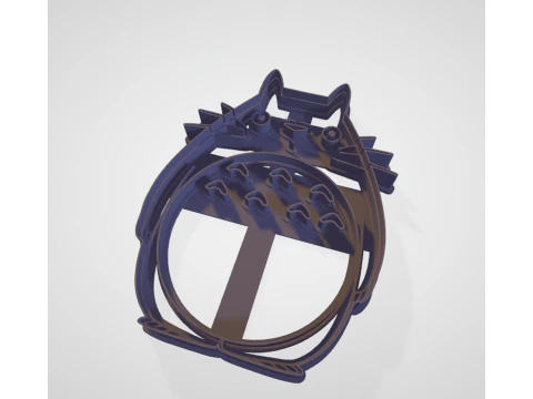 쿠키 커터 토토로 3D 모델