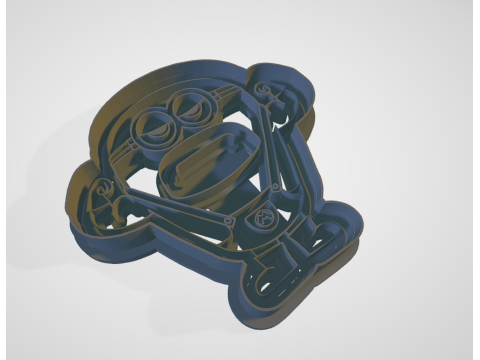 COOKIE CUTTER MINION DAVE DESPICABLE ME 4 3D Print Model