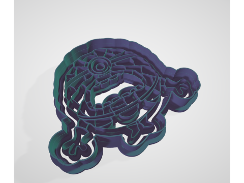 COOKIE CUTTER MINION JERRY DESPICABLE ME 4 3D Принт Модель