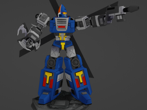 Cop-Tur Challenge of the Gobots 3D प्रिंट मॉडल