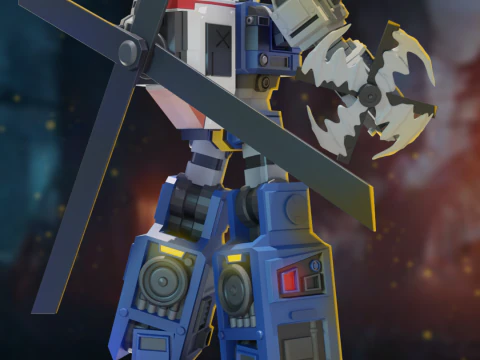 Cop-Tur Challenge of the Gobots 3D Print Model