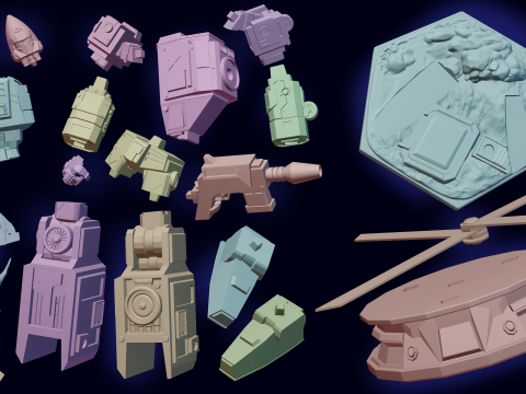 Cop-Tur Challenge of the Gobots 3D प्रिंट मॉडल