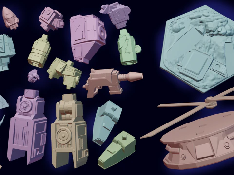 Cop-Tur Challenge of the Gobots 3D Print Model