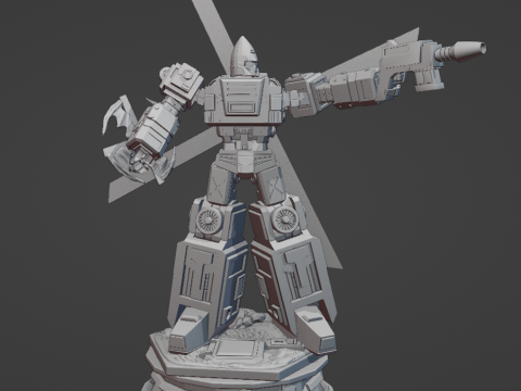 Cop-Tur Challenge of the Gobots 3D प्रिंट मॉडल
