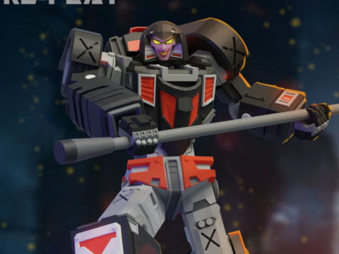 Crasher Challenge of the Gobots 3D Print Model