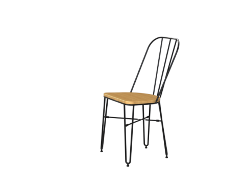 Dinning chair kujja 01 Model 3D
