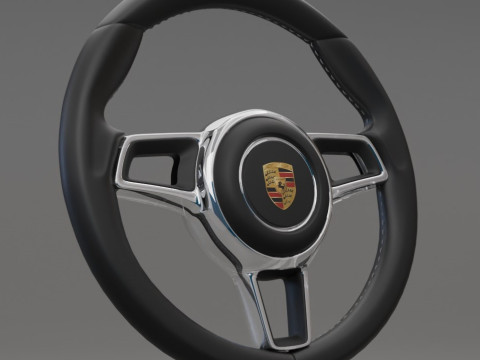CAR STEERING 3D 모델