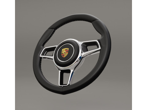 CAR STEERING 3D 모델