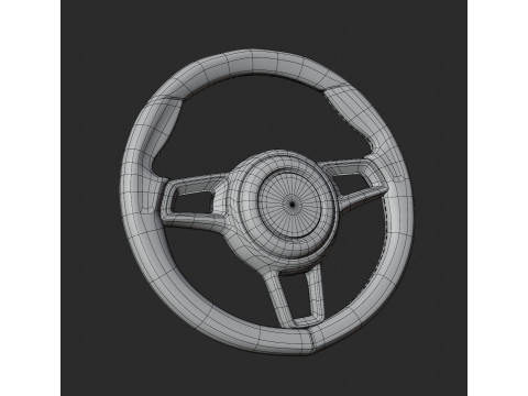 CAR STEERING 3D 모델