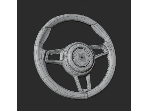 CAR STEERING 3D Model