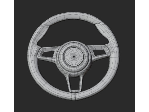 CAR STEERING 3D 모델