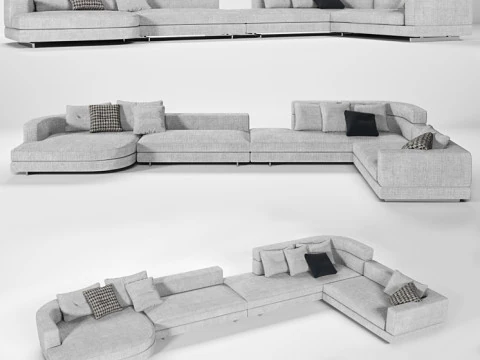 Alexander Sofa 3D Model