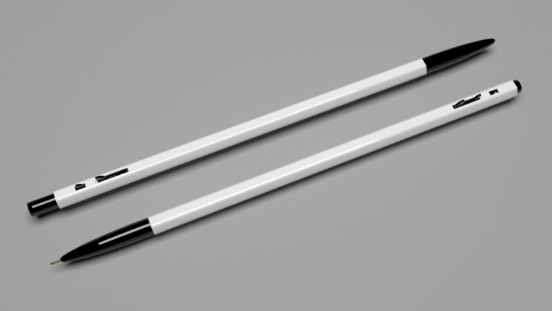 BlackPen 3Dモデル .c4d .max .obj .3ds .fbx .stl .blend