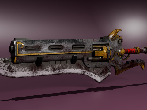 GunBlade Modelo 3D