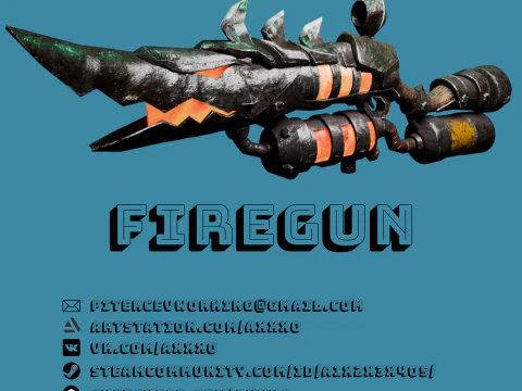 Firegun 3D Model