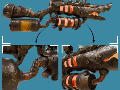 Firegun Model 3D