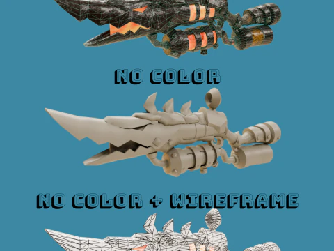 Firegun 3D Model