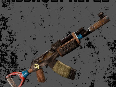 Assault rifle Modelo 3D
