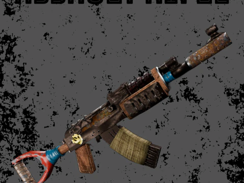 Saldırı t&uuml;feği 3D Model