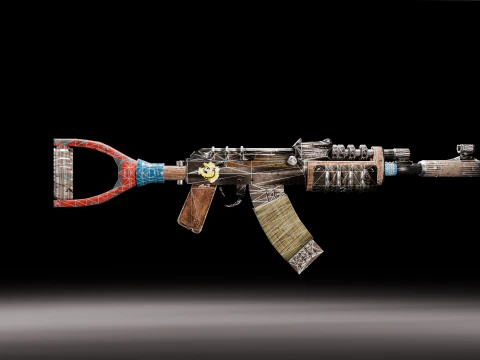 Assault rifle 3D Model