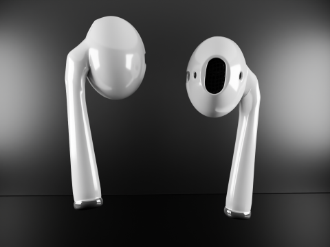 Airpods model 3D 모델