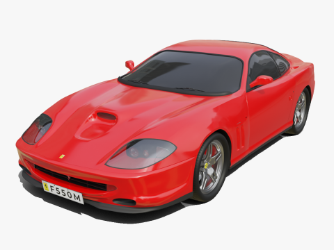 Ferrari 550 Maranello 3D Model