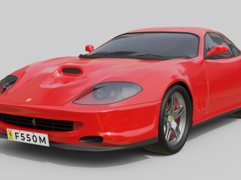 法拉利 550 马拉内罗 3D 模型