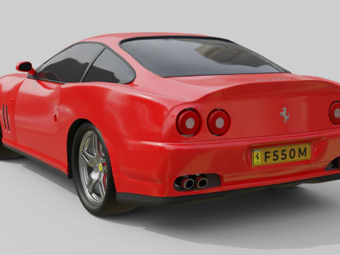 Ferrari 550 Maranello 3D Model