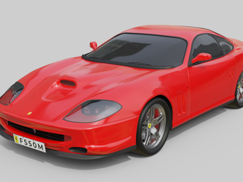 法拉利 550 马拉内罗 3D 模型